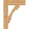 Ekena Millwork Olympic Block Smooth Bracket w/ Offset Brace, Western Red Cedar, 7 1/2"W x 26"D x 34"H BKT0806X26X34OLY05SWR - alternate 4